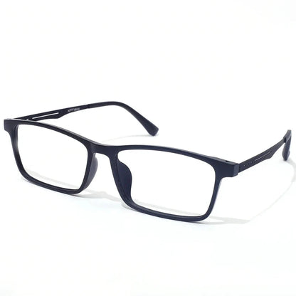 Super Light Rubber Titanium Glasses – Square Prescription Frame Unisex