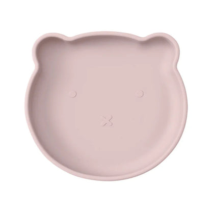 Silicone Baby Suction Dining Plate Bear Shape