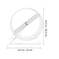 Silent Iron Exercise Wheel for Hamsters Quiet Small Pet Running Wheel with Stand