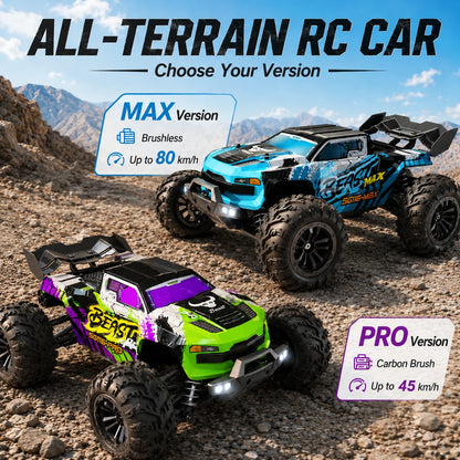 ZNLYRION 1:16 4WD RC Off-Road Truck, Up to 80 km/h