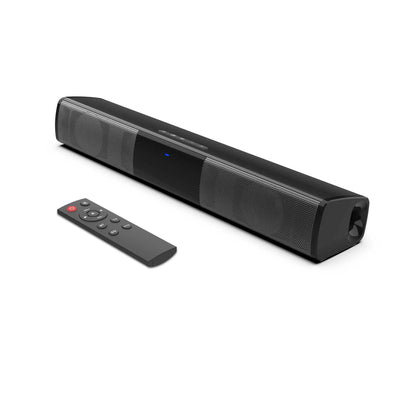 Bluetooth 5.0 Soundbar Speaker - BS-28A/BS-28B with FM Radio, TF Card & Remote