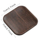 Vintage Ebony Coaster Wooden Heat Insulation Cup Pad Drink Cup Coaster for Tea Coffe Milk Kitchen Supplies