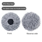 LEIBOO Car Washer Mop Foam Wash Chenille Brush Double Brush Head Roof Window Cleaning Maintenance Three-Section Telescopic Mop