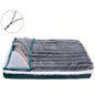 Washable Waterproof Dog Bed Mat with Removable Zipper Cover – Egg Crate Foam Pet Cushion for Large Dogs (M/L/XL/XXL, 19.7–47.2 in | 50–120 cm)
