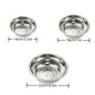SUS304 stainless steel household deep noodle soup bowl, circular mixing bowl, salad bowl, steel bowl, rice mixing bowl