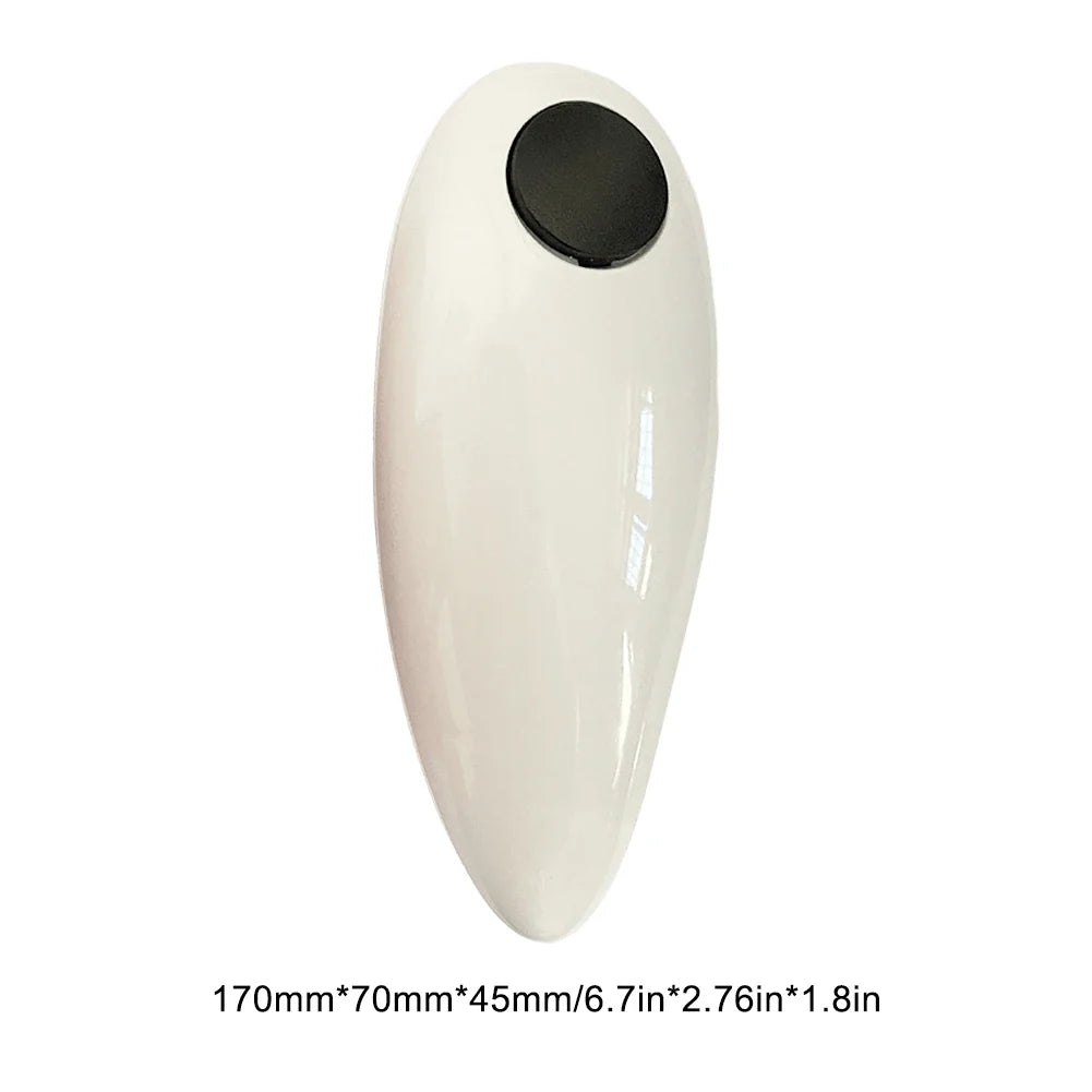 Automatic Electric Can Opener One-Touch Battery Operated Smooth-Edge Portable Can & Bottle Opener for Kitchen & Bar