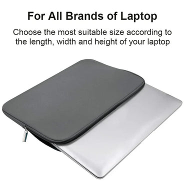 Padded Laptop Sleeve for 13–16 Inch Laptops (13/14/15/15.6 in) – Zipper Protective Case for Notebooks & Ultrabooks