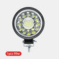 4-Inch (10 cm) LED Work Light - 99W & 123W Round/Square Off-Road Spot Flood Fog Lamp, 12-36V, IP67 - 1/2/4-Pack
