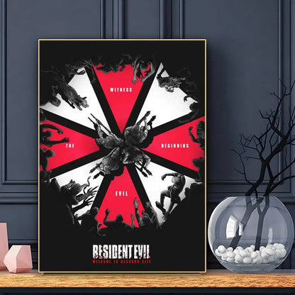 R-RESIDENT Game E-EVILs Poster HD Art Sticky Wall Waterproof Home Living Room Bar Decoration