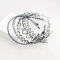 3/6-Pack Anti-Slip Hair Hoops Headbands Korean Style Invisible Sports Hair Clips for Women & Men