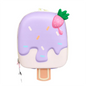 Ice Cream Shape Kids Backpack for Kindergarten - Cute Cartoon School Bag for Girls & Boys, Ages 4-6 (PVC, Zipper)