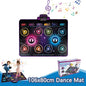 Dancing Blanket Kids Electronic Dance Mat Kid Floor Music Blanket Double Players Mode with 9 Levels Educational Toys Kids Gifts
