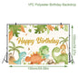 Dinosaur Party Backdrop Dinosaur Birthday Party Decorations Kids Boy Baby Shower Decor Jungle Safari Birthday Party Supplies