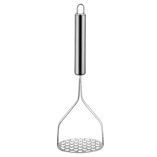 Stainless Steel Potato Masher & Ricer – Manual Garlic and Vegetable Masher, Handheld Kitchen Tool