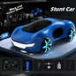 NEW cool sports car dual spray with sound and cool lights four-wheel drive science fiction concept car children's remote control
