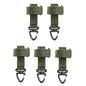Multi-purpose Nylon Gloves Hook Work Gloves Safety Clip Outdoor Tactical Climbing Rope Camping Hanging Buck Outdoor Camping