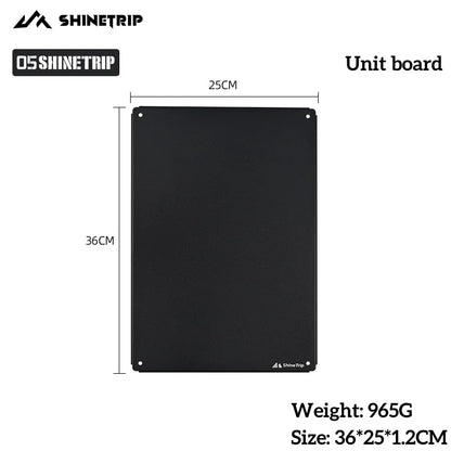IGT Modular Table Top Plate – Folding Camping & BBQ Table Board, Portable Tactical Accessory