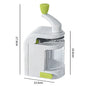 5-Blade Vegetable Spiralizer and Mandoline Slicer with Suction Base, Zucchini Noodle Maker for Veggie Noodles and Curly Fries