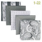 5-Pack Men's Microfiber Pocket Squares 12.6 in (32 cm) - Jacquard Woven Wedding & Formal Handkerchiefs, Assorted Patterns