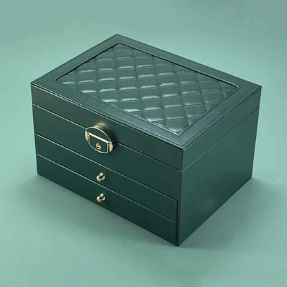 Multi-Layer Drawer Jewelry Box – Earring Organizer
