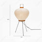 Creative Atmosphere LED Rice Paper Floor Lamp E27 Home Living Room Bedroom Dining Room Decoration Lighting Fixtures