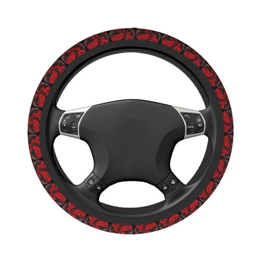 Kawaii Manga Steering Wheel Cover Soft Universal Fit 37-38 cm (14.5-15 in) Car Protector
