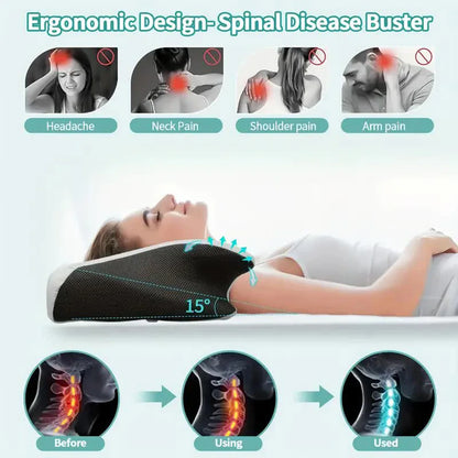Memory Cotton Neck Pillow - Ergonomic U-Shaped Neck Support for Travel, Sleep & Relaxation