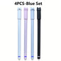 4/6/12-Pack Kawaii Cat Erasable Gel Pens 0.5mm Black & Blue Ink Refillable Cute School & Office Stationery