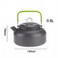 Portable Aluminum Camping Kettle (0.8–2.5L / 27–85 fl oz) — Lightweight Tea & Coffee Kettle for Hiking, Fishing, Picnic & Outdoor Cooking