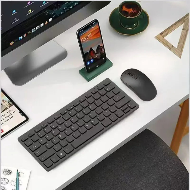 Keyboard and Mouse Sets, High Sensitivity No Delay Keyboard and Mouse, 78 Keys Multi-Functional 2.4G Keyboard Mouse Combo