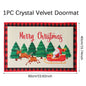 Christmas Door Mat Santa Claus Outdoor Carpet Merry Christmas Decorations For Home 2025 Navidad Xmas Ornament New Year 2026