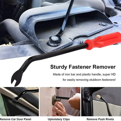 Car Interior Trim Removal Tool Kit — Non-Scratch Pry Tools for Door Clips, Fasteners, Dashboards & Audio Panels