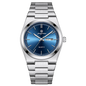 Men's Quartz Stainless Steel Watch 40-44mm Dial, 3ATM Water-Resistant Luminous Chronograph with Date
