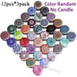 36-Pack Floral Tin Candle Jars 2.2 oz (approx. 62 g) Colorful Patterned Metal Candle Tins