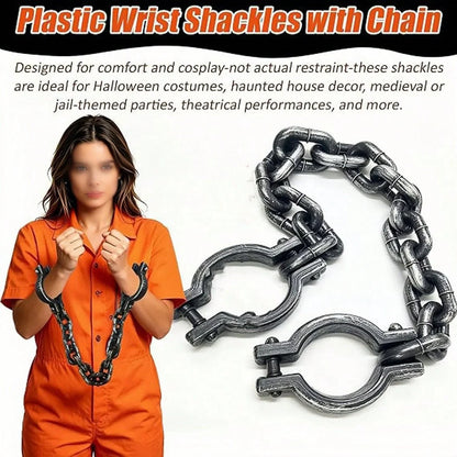 Halloween Costume Handcuff and Chain Props