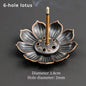 Lotus Alloy Incense Holder Small 1-Pack - Incense Burner for Sticks, Cones & Coils, Home Meditation Decor