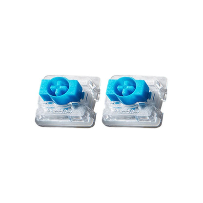 Fashion Solid Color Cross Keycap High Transparency Short Tripod Shaft For Free Accessories