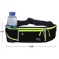 Lightweight Running Waist Bag with 3 Waterproof Pockets – Phone & 350ml Water Bottle Holder, Reflective, 41×11 cm (16.1×4.3 in)