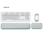 2-Piece Memory Foam Wrist Rest Set — Ergonomic Keyboard & Mouse Support with Non-Slip Base for Laptop & Desktop