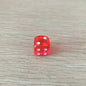 10PCS/Lot Dice Colorful Transparent Acrylic 6 Sided Dice   Club/Party/Family Games