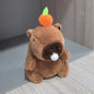 Cute Capybara Plush Toy Hoodie – Small Winged Stuffed Doll for Kids