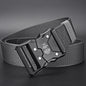 Tactical Waist Belt with Quick-Release Automatic Buckle — 1.5 in (3.7 cm) Durable Unisex Outdoor Belt