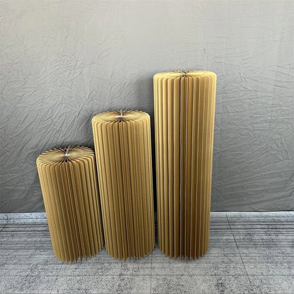 Paper Flower Cylinder Wedding & Dessert Table Decor