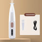 Dog Paw Trimmer with LED Light & Display — Cordless Waterproof Pet Hair Trimmer, 18mm Stainless Steel Blade