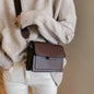 PU Leather Small Flap Crossbody Bag for Women - Travel Handle Shoulder Messenger Handbag
