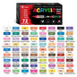 Acrylic Paint Brush Marker Set – Soft Brush Tip with Automatic Ink Control | Paint Pens for Wood, Stone, Glass, Canvas & Fabric