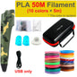3D Printing Pen for Kids with Travel Case — PLA 1.75mm Filament, LED Display, Adjustable Temp & Speed, DIY Drawing Gift