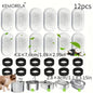12/15PCS Cat Water Fountain Activated Carbon Sponge Filters for Stainless Steel Water Dispenser Pet Healthy Water Care Accessory