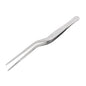 Stainless Steel Kitchen Tweezers & BBQ Tongs, Portable Food Clips — 1 or 3-Pack (14/16/20 cm | 5.5/6.3/7.9 in)