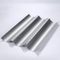 French Bread Baking Pan Nonstick Perforated Carbon Steel Baguette Pan French Bread 3/4 Wave Loaves Loaf Bake Mold Cooking Tray